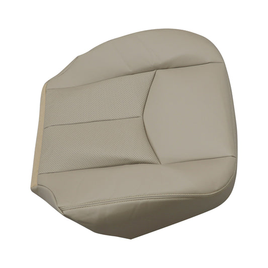 For 2003-2006 Cadillac Escalade Passenger Bottom Perforated Seat Cover Tan