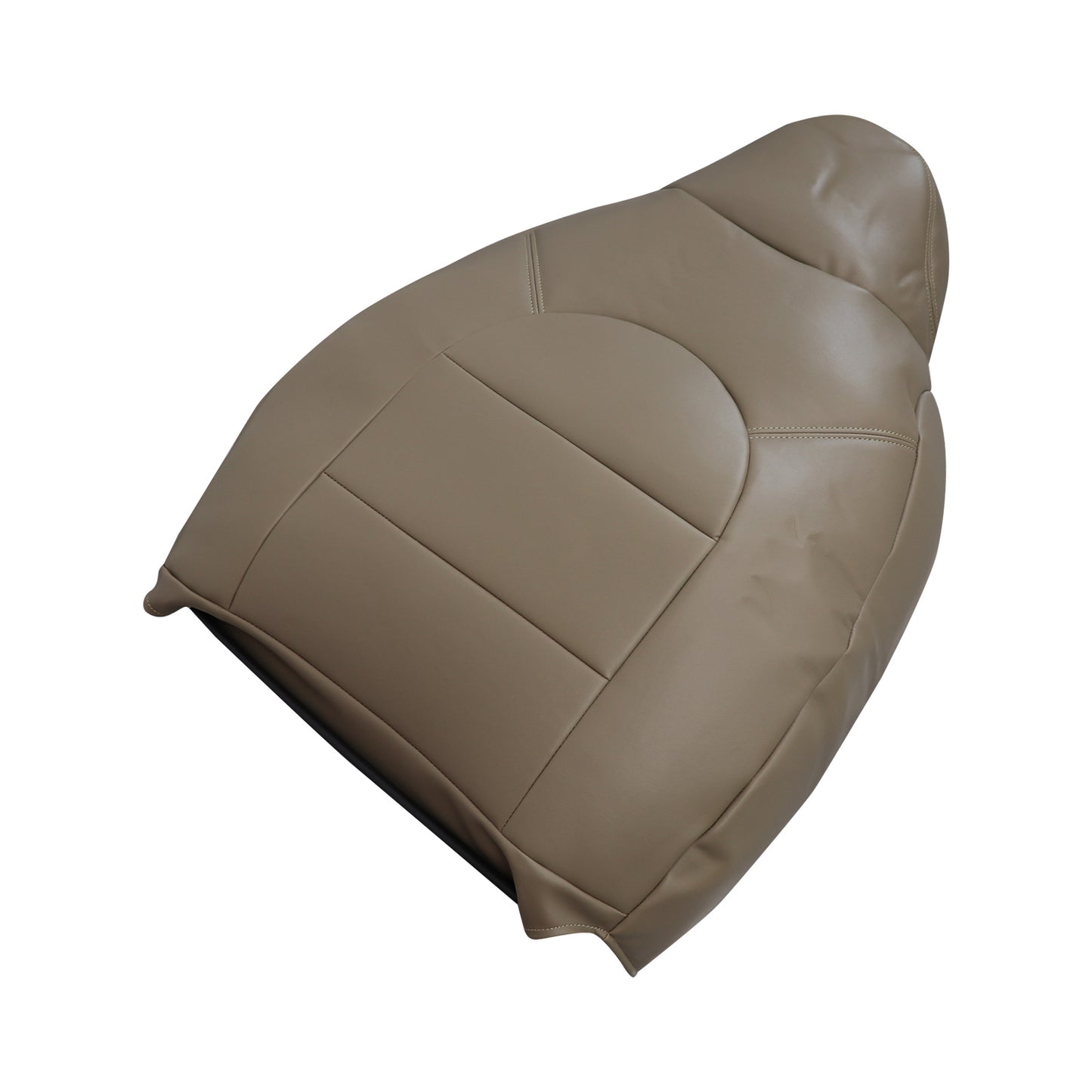For Ford F250 F350 1999 00 Driver Passenger Side Top Lean Back Leather Cover Tan