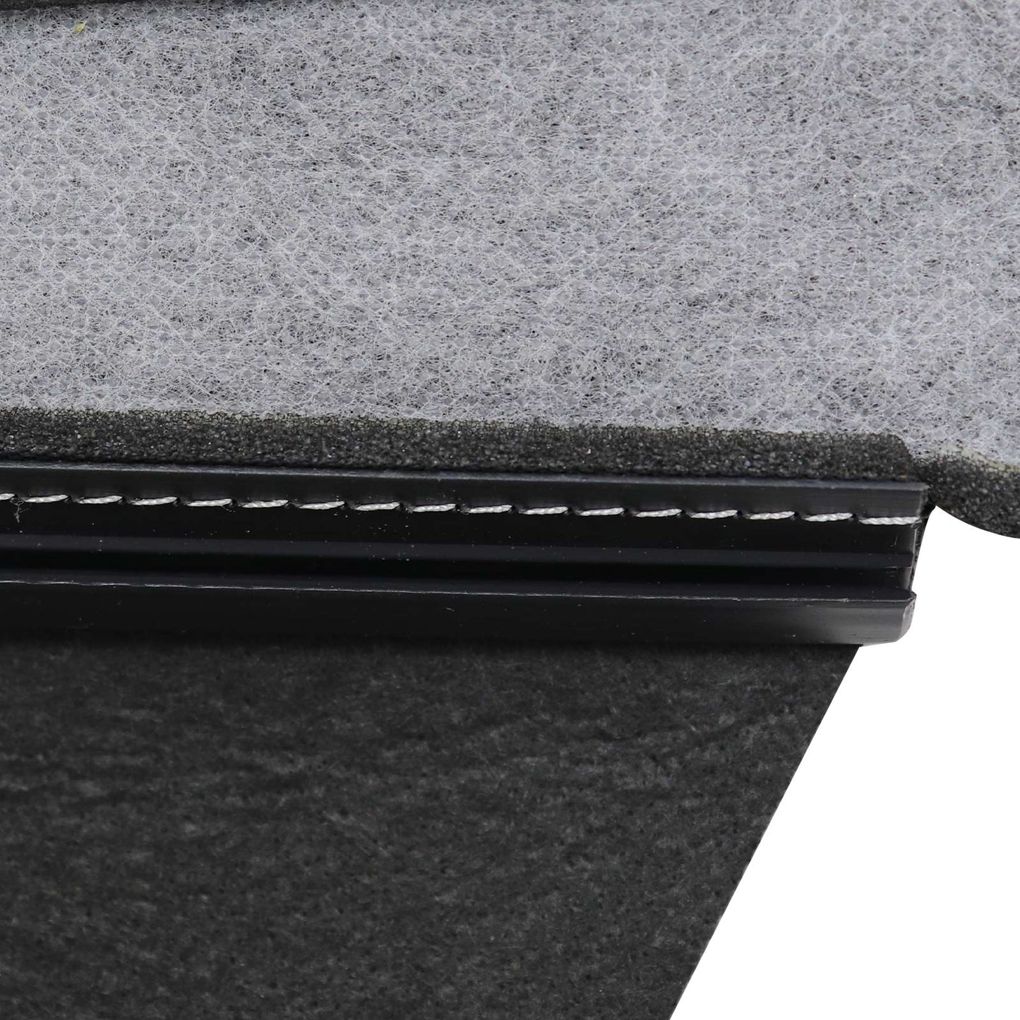 For 2009-2012 Dodge Ram 1500 2500 3500 Driver Lean Back Cloth Seat Cover Gray