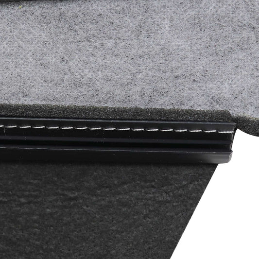 For 2009-2012 Dodge Ram 1500 2500 3500 Driver Lean Back Cloth Seat Cover Gray
