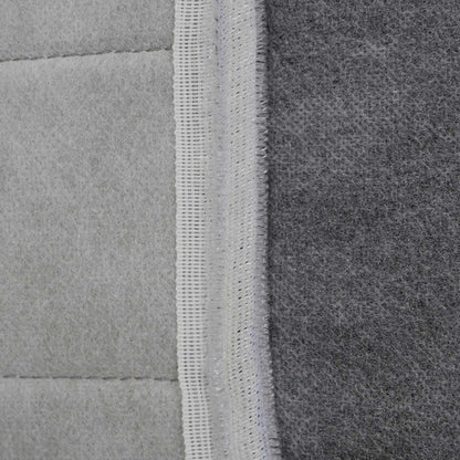 For 2009-2012 Dodge Ram 1500 2500 3500 Driver Lean Back Cloth Seat Cover Gray