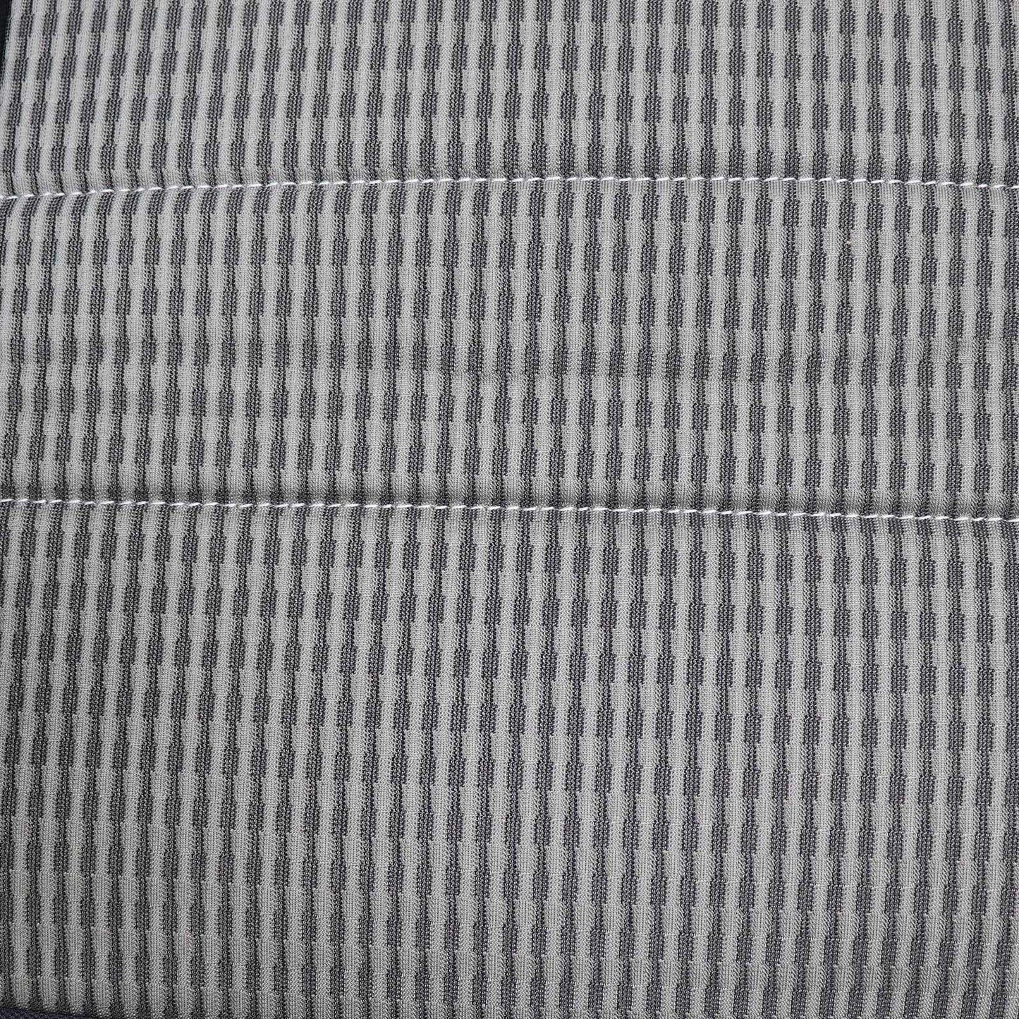 For 2009-2012 Dodge Ram 1500 2500 3500 Driver Lean Back Cloth Seat Cover Gray