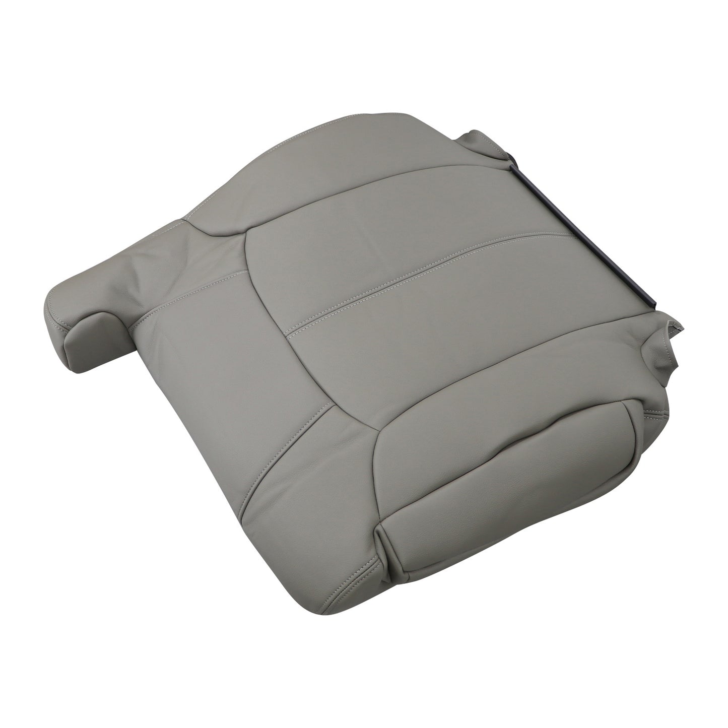 For 1999 2000 2001 2002 Chevy Silverado Sierra Driver Lean Back Seat Cover Gray