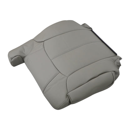 For 1999 2000 2001 2002 Chevy Silverado Sierra Driver Lean Back Seat Cover Gray