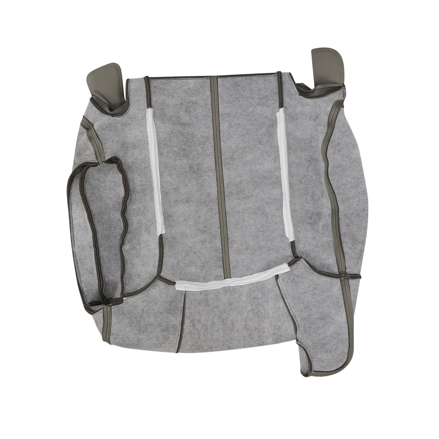 For 1999 2000 2001 2002 Chevy Silverado Sierra Driver Lean Back Seat Cover Gray