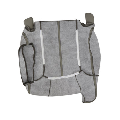 For 1999 2000 2001 2002 Chevy Silverado Sierra Driver Lean Back Seat Cover Gray