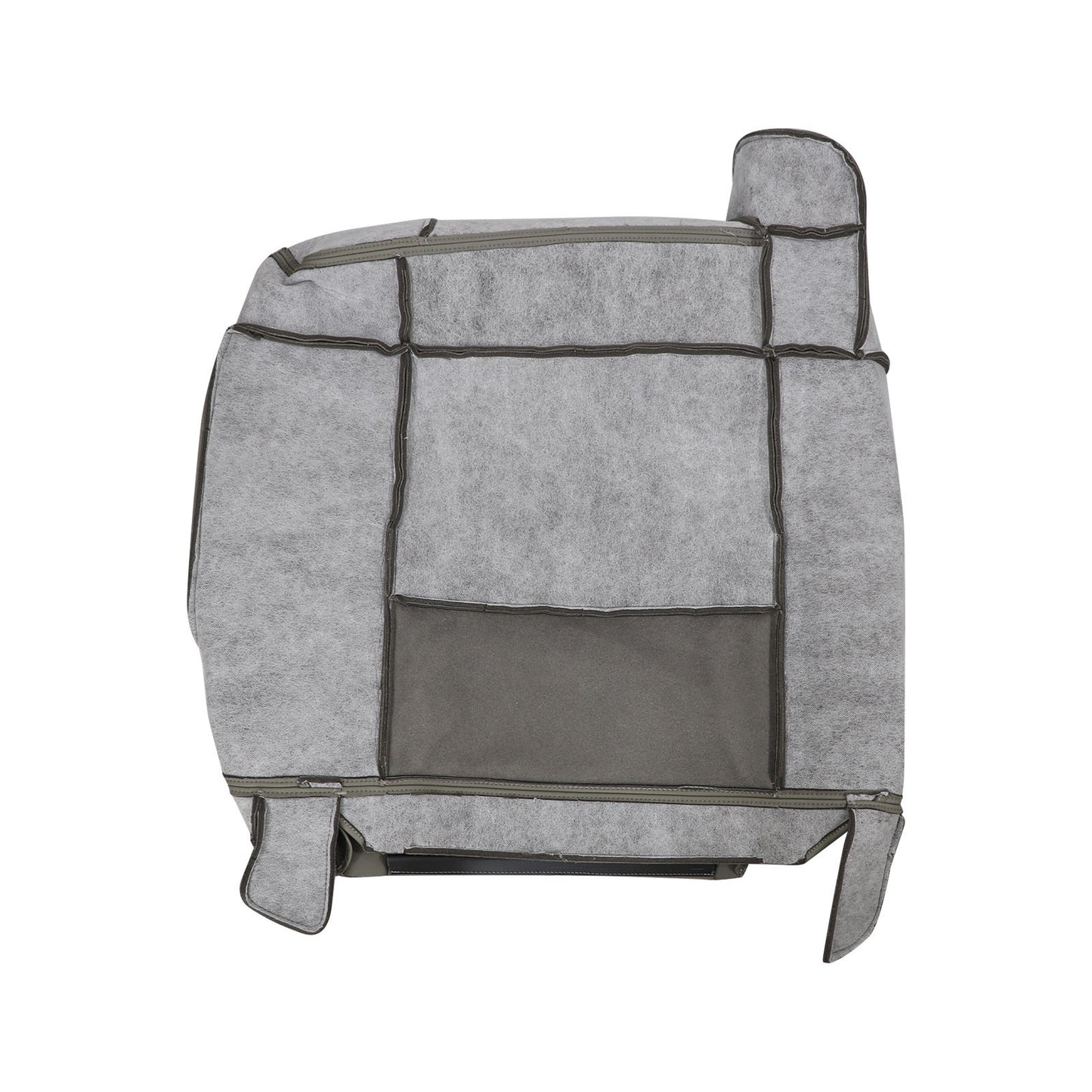 For 1999 2000 2001 2002 Chevy Silverado Sierra Driver Lean Back Seat Cover Gray