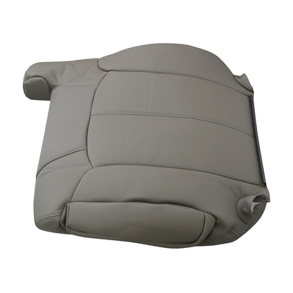 For 1999 2000 2001 2002 Chevy Silverado Sierra Driver Lean Back Seat Cover Gray