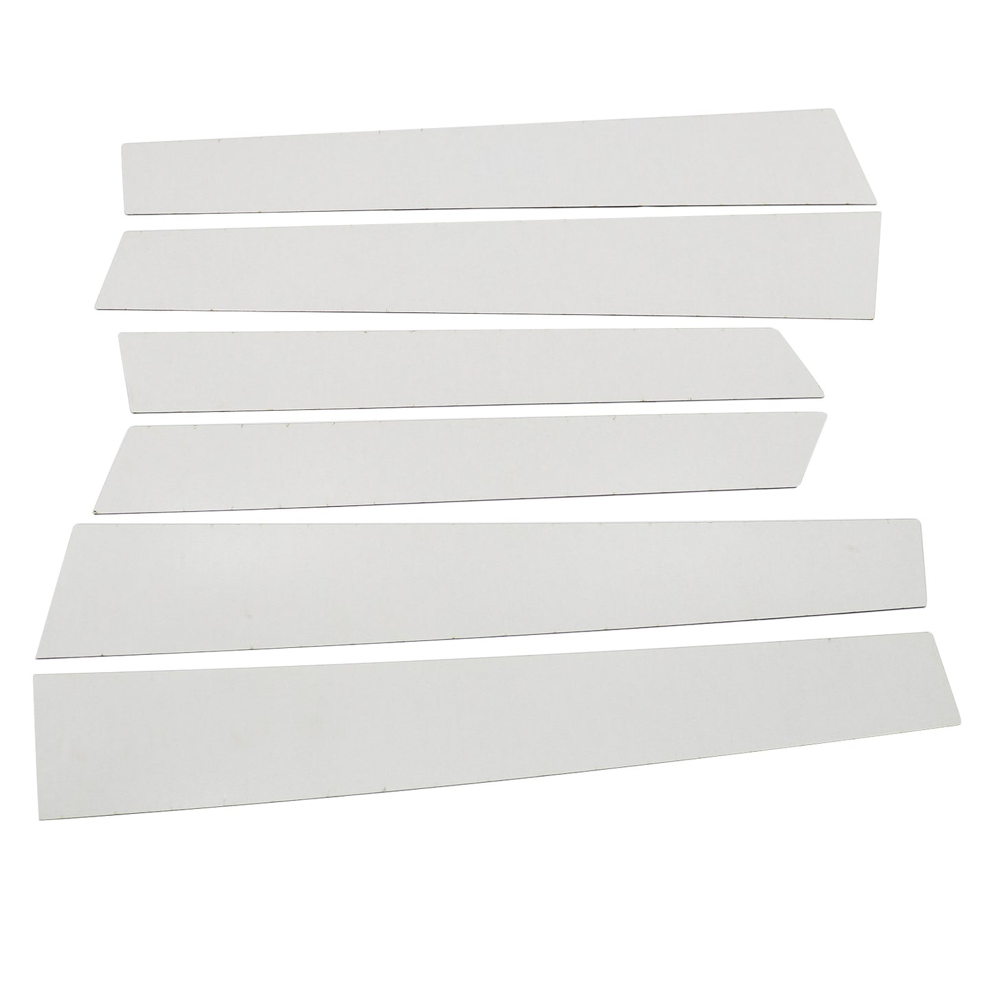 Black Window Pillar Posts Door Trim Piano Cover For Honda CRV 2007-2011 6pc Set