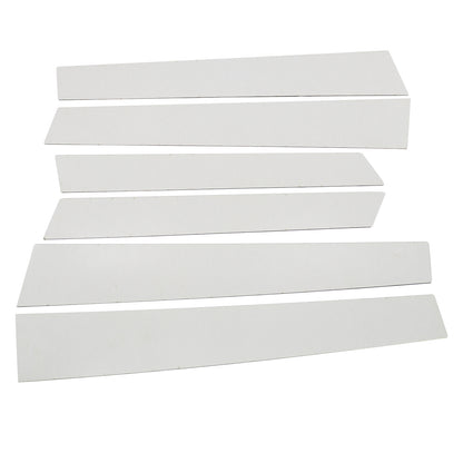 Black Window Pillar Posts Door Trim Piano Cover For Honda CRV 2007-2011 6pc Set