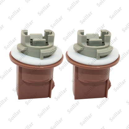 Fits Ford F150 2PCS Bulb Sockets Headlamp Parking Turn Signal Brake Tail Light
