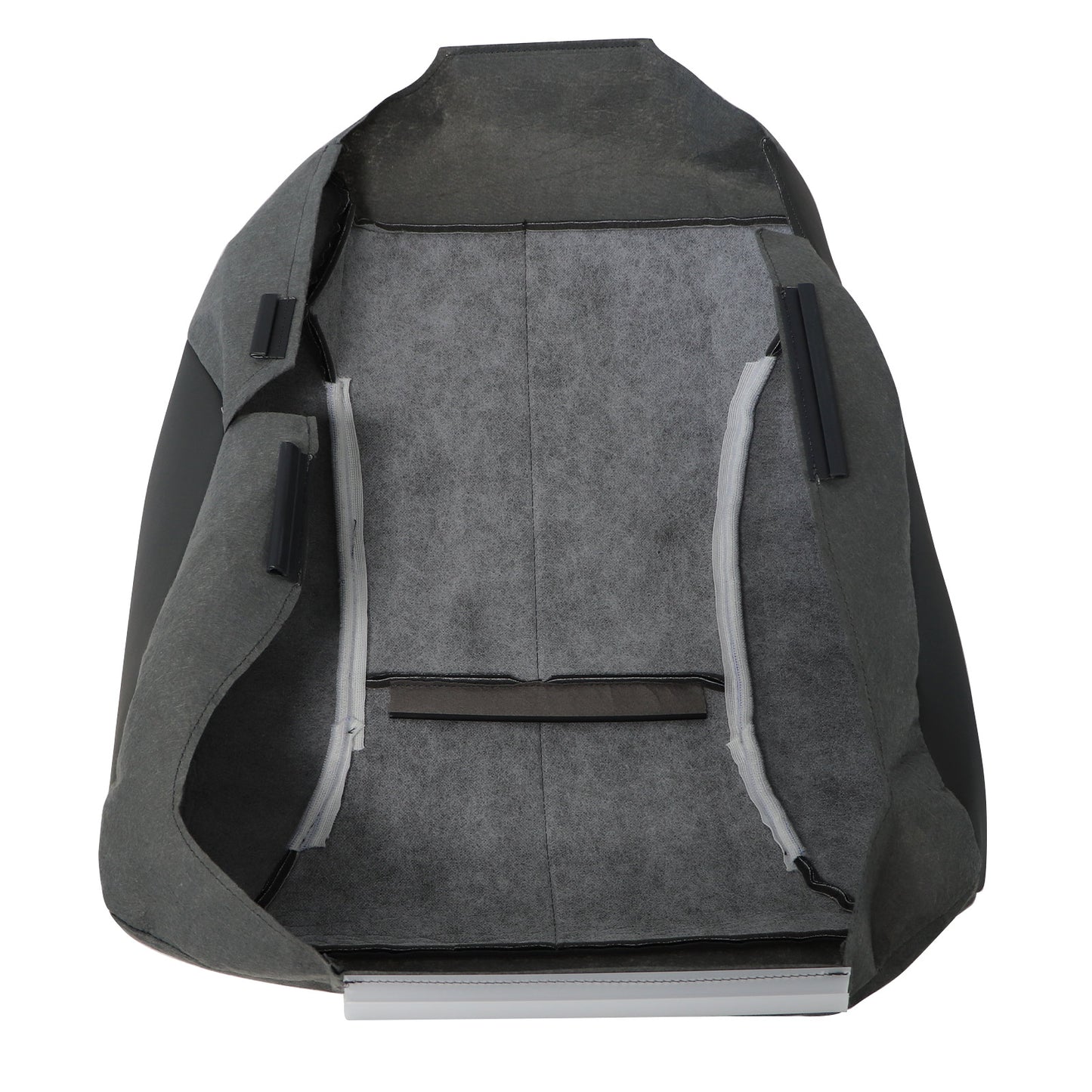 For 1998 1999 Dodge Ram 1500 2500 Driver Bottom Leather Seat Cover Dark Gray