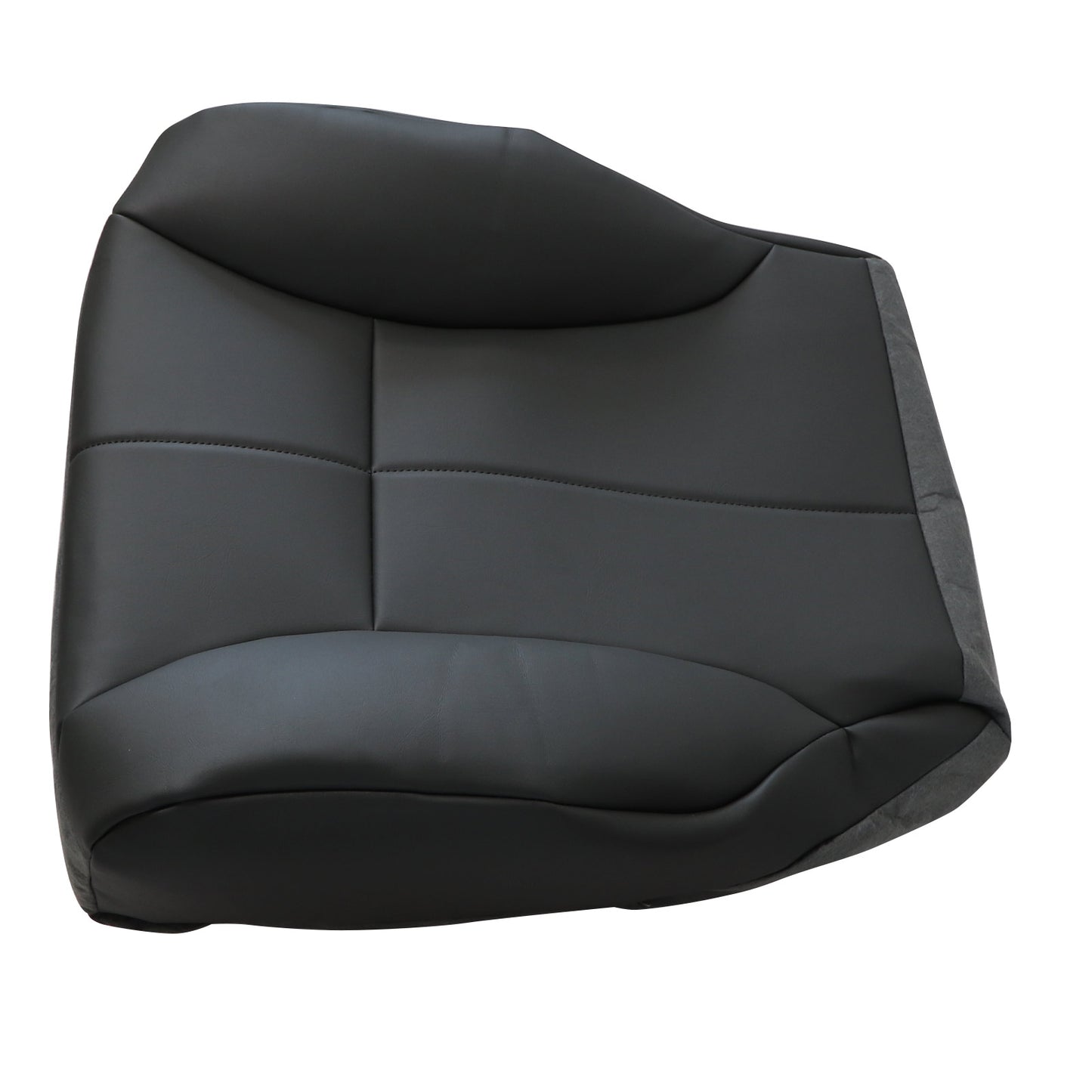 For 1998 1999 Dodge Ram 1500 2500 Driver Bottom Leather Seat Cover Dark Gray