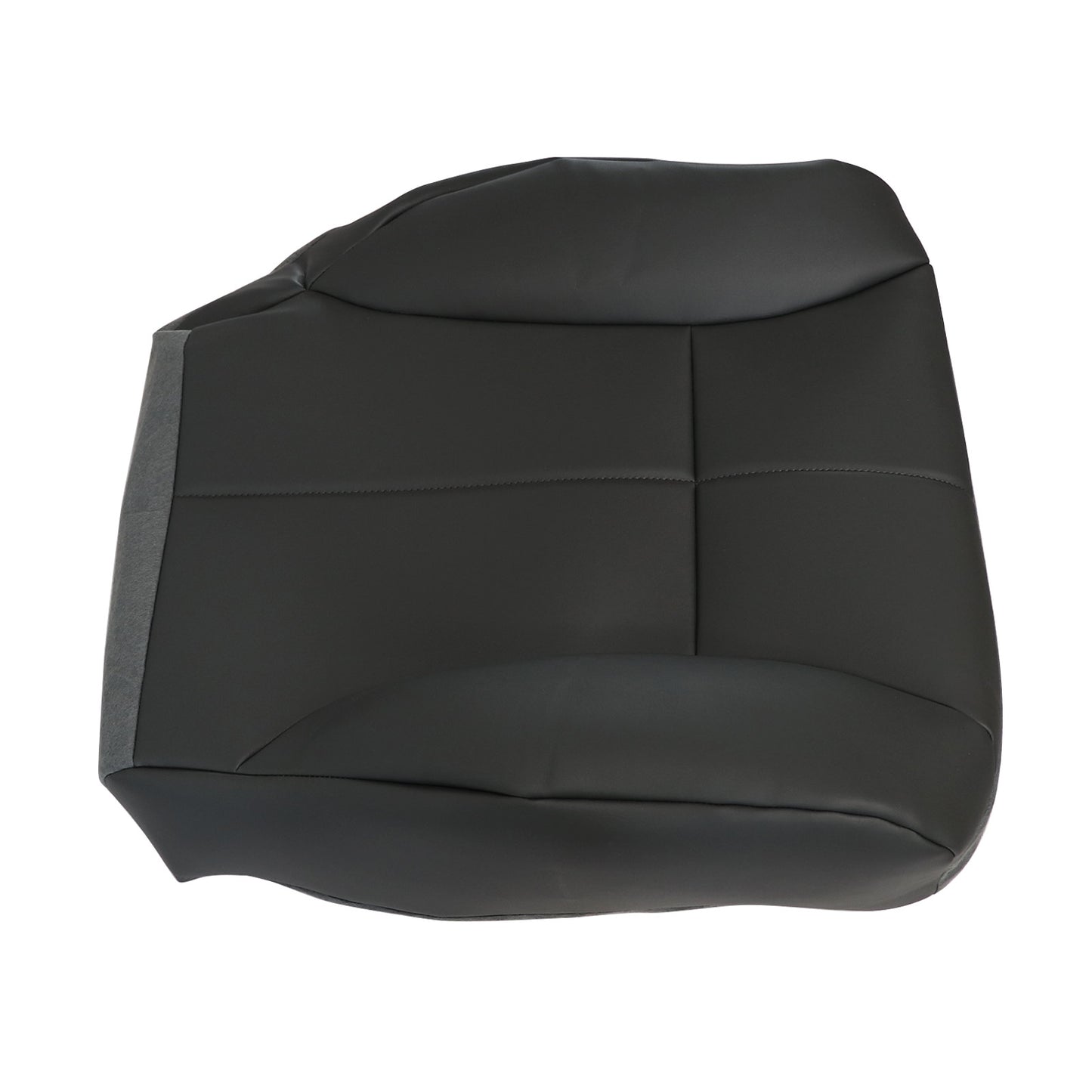 For 1998 1999 Dodge Ram 1500 2500 Driver Bottom Leather Seat Cover Dark Gray