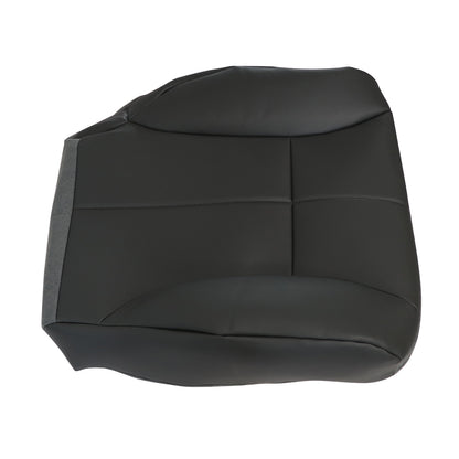 For 1998 1999 Dodge Ram 1500 2500 Driver Bottom Leather Seat Cover Dark Gray