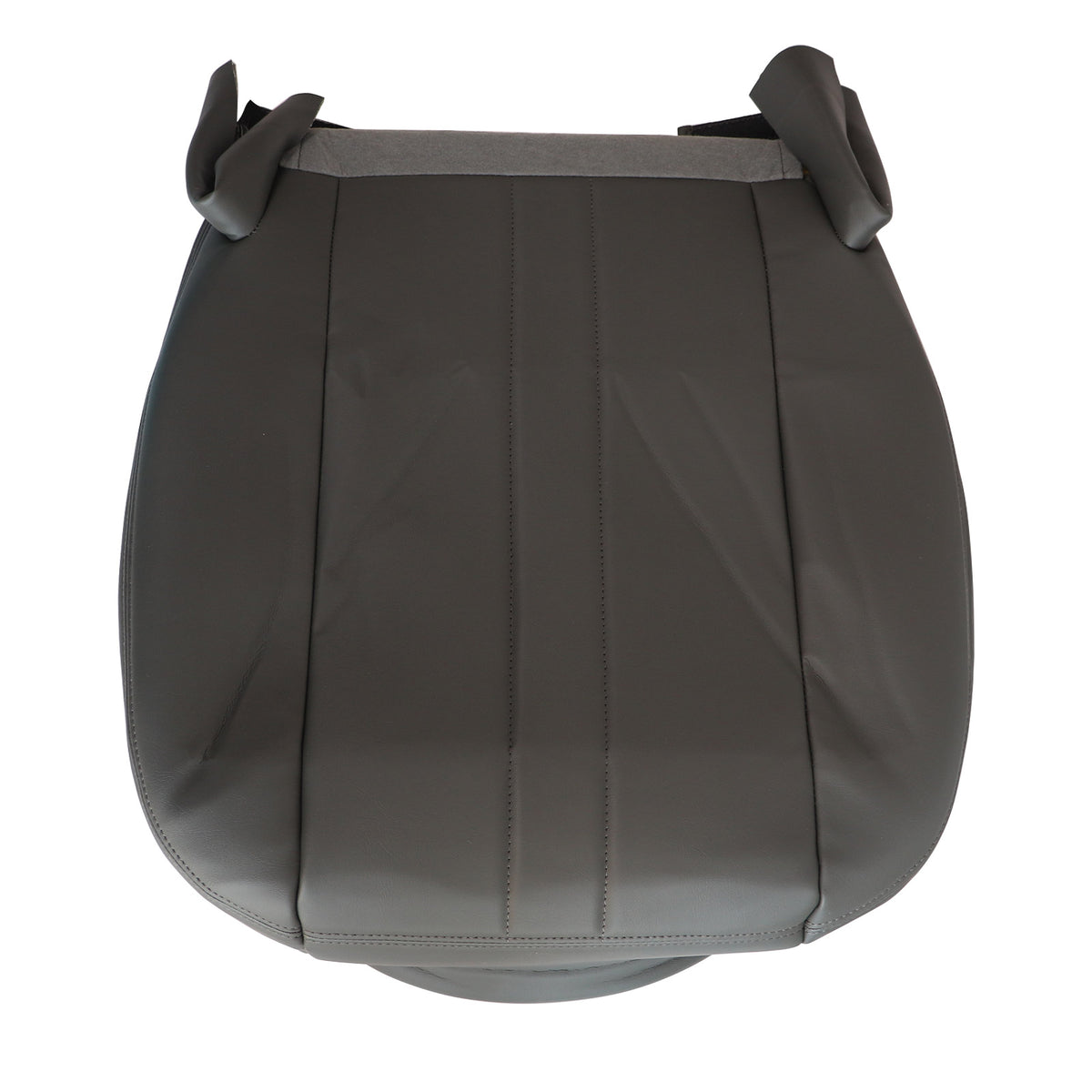 For 2003-2016 Chevy C Series Kodiak Driver Bottom Leather Seat cover Dark Gray