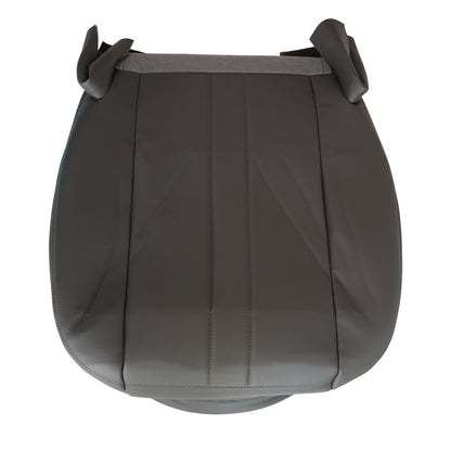 For 2003-2016 Chevy C Series Kodiak Driver Bottom Leather Seat cover Dark Gray