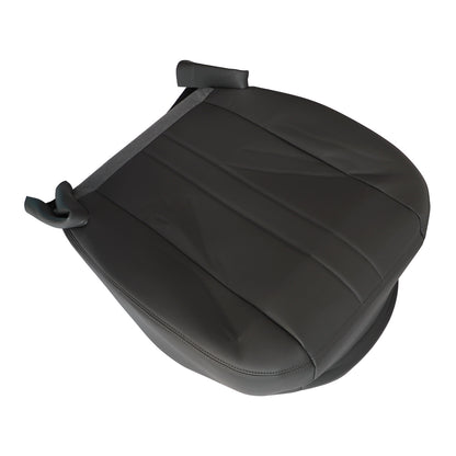 For 2003-2016 Chevy C Series Kodiak Driver Bottom Leather Seat cover Dark Gray