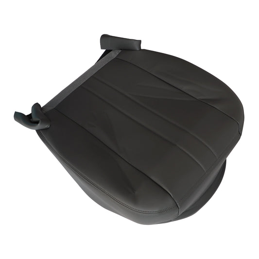 For 2003-2016 Chevy C Series Kodiak Driver Bottom Leather Seat cover Dark Gray