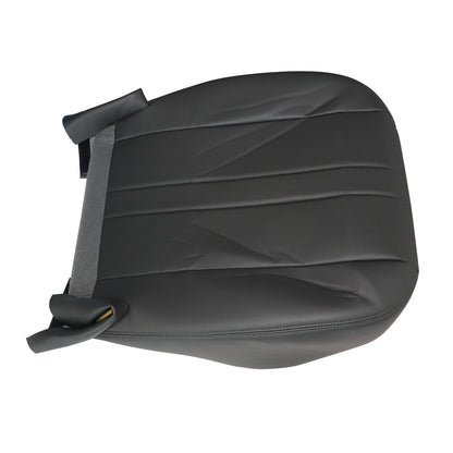 For 2003-2016 Chevy C Series Kodiak Driver Bottom Leather Seat cover Dark Gray