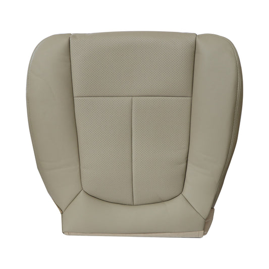 Driver Replacement Bottom PERFORATED Seat Cover Tan For 2009-2014 Ford F150