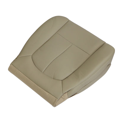 Driver Replacement Bottom PERFORATED Seat Cover Tan For 2009-2014 Ford F150