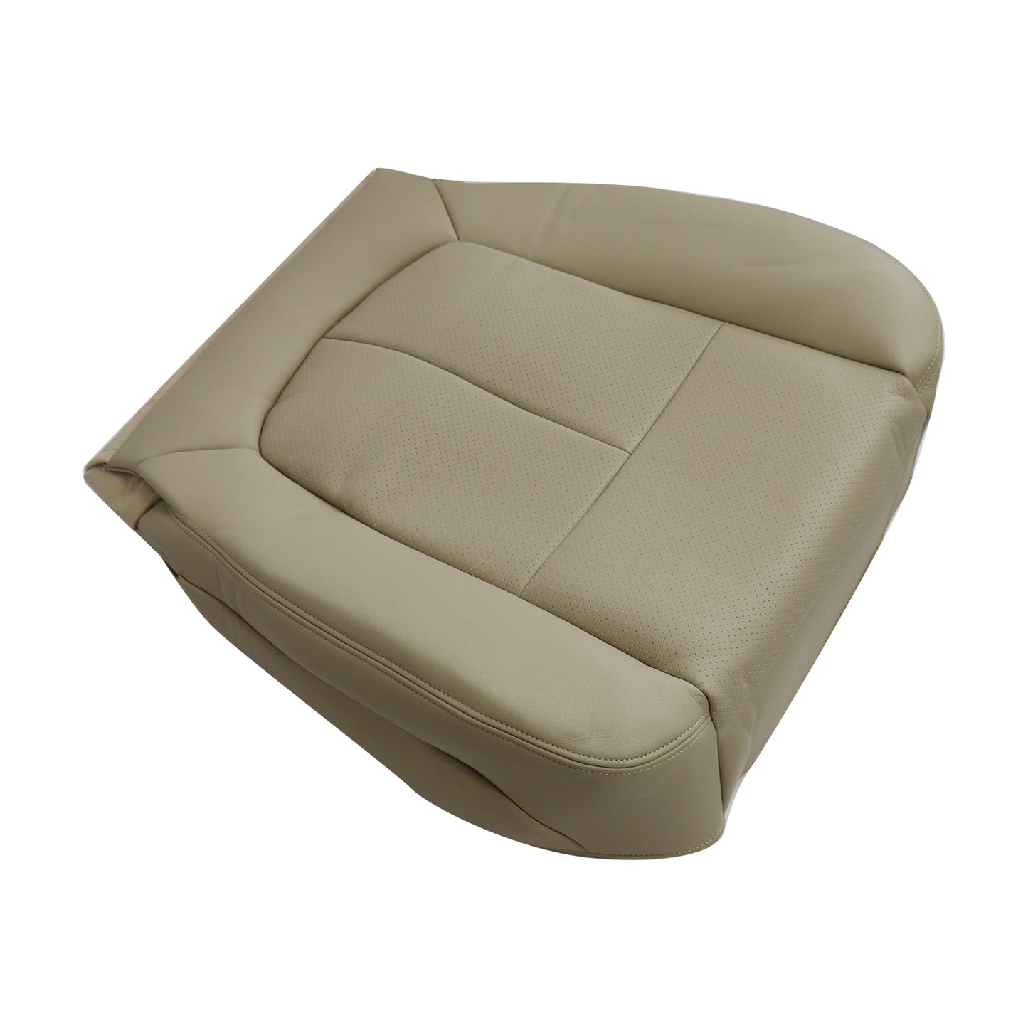 Driver Replacement Bottom PERFORATED Seat Cover Tan For 2009-2014 Ford F150
