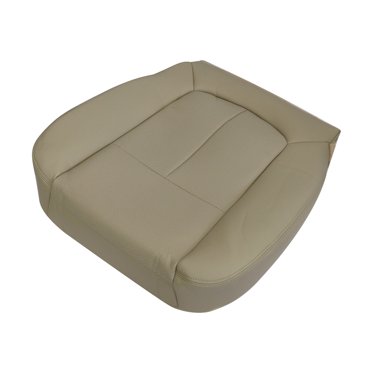 Driver Replacement Bottom PERFORATED Seat Cover Tan For 2009-2014 Ford F150