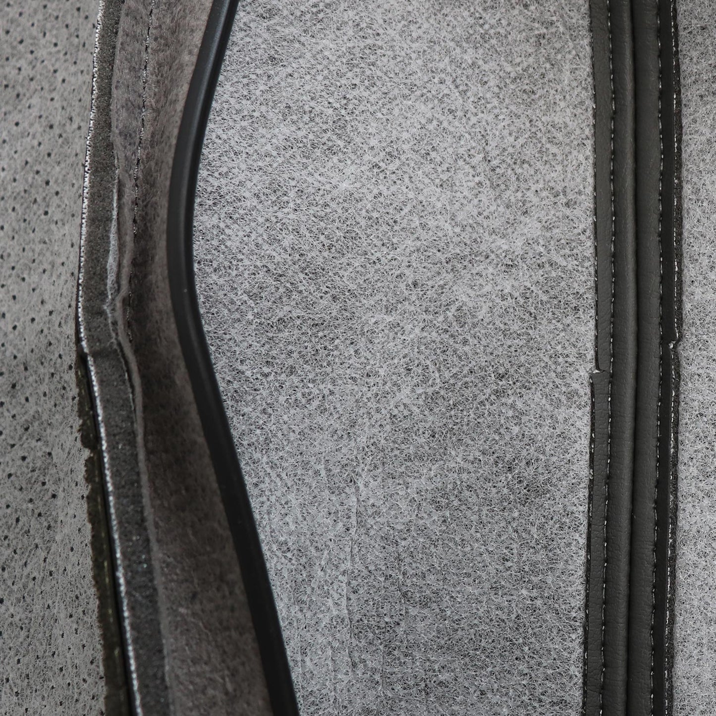 For 2009 2010 2011 Dodge Ram 1500 Passenger Bottom Perforated Seat Cover Dk Gray