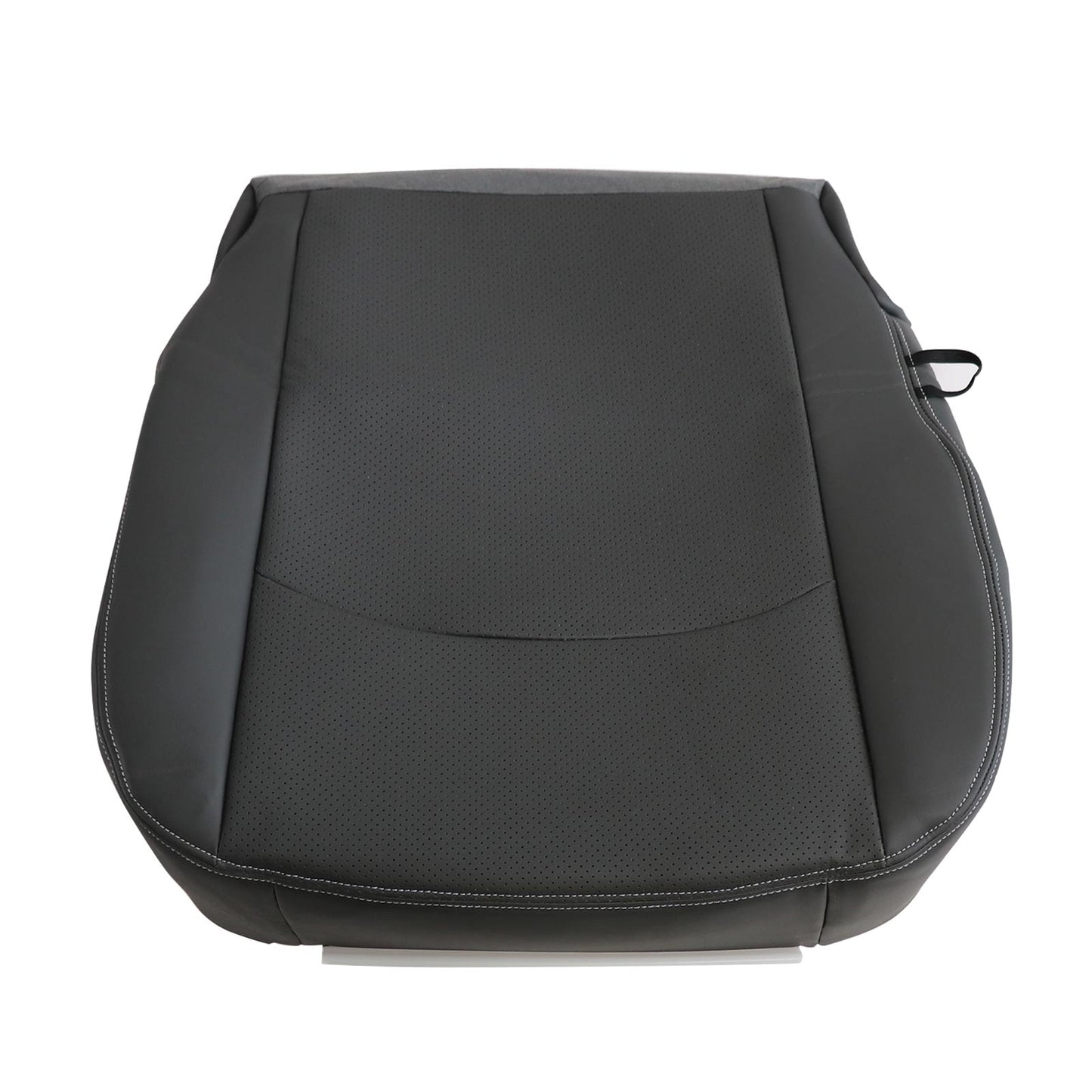 For 2009 2010 2011 Dodge Ram 1500 Passenger Bottom Perforated Seat Cover Dk Gray