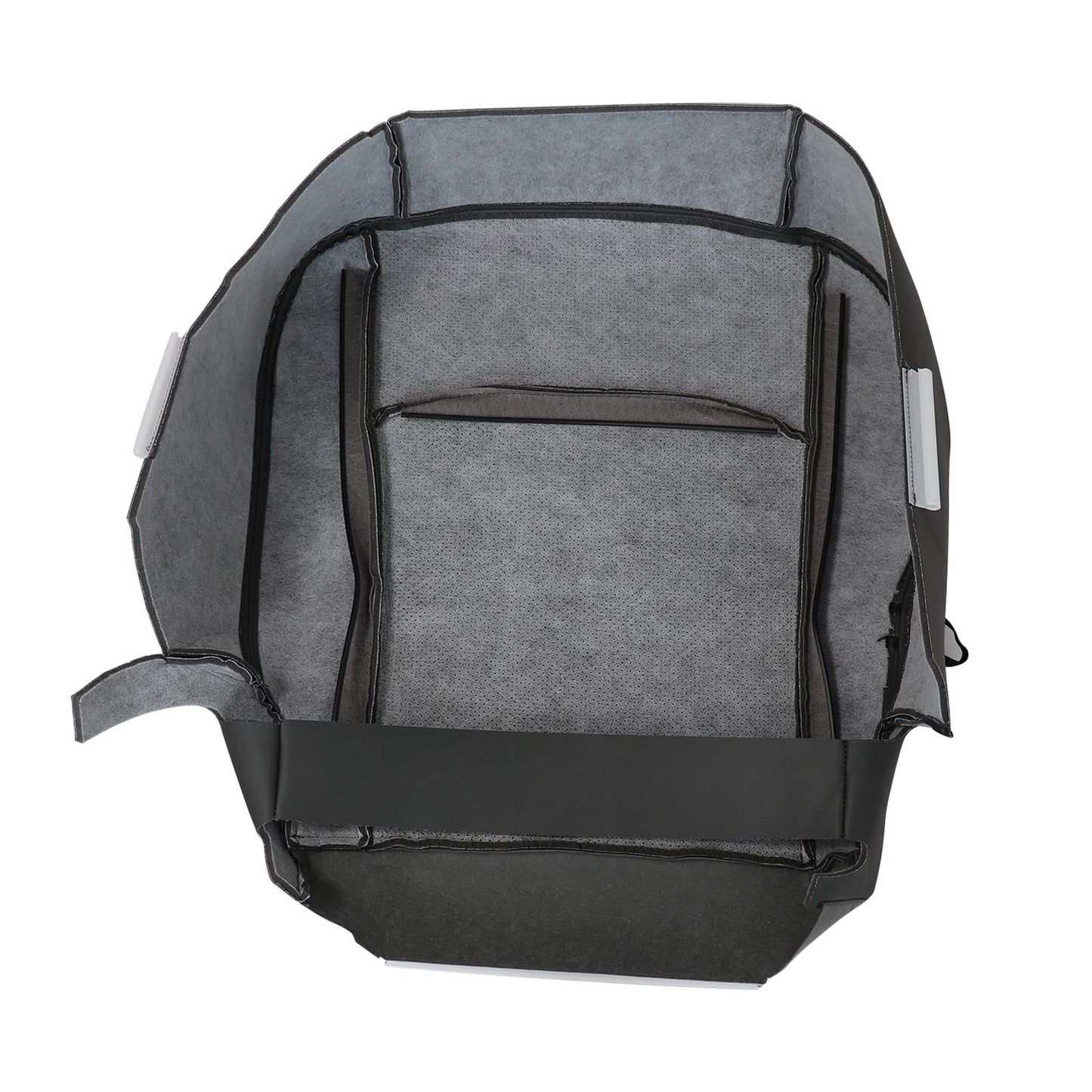 For 2009 2010 2011 Dodge Ram 1500 Passenger Bottom Perforated Seat Cover Dk Gray