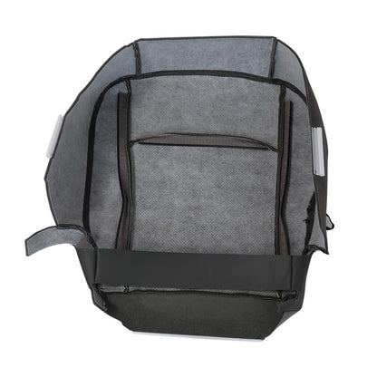 For 2009 2010 2011 Dodge Ram 1500 Passenger Bottom Perforated Seat Cover Dk Gray