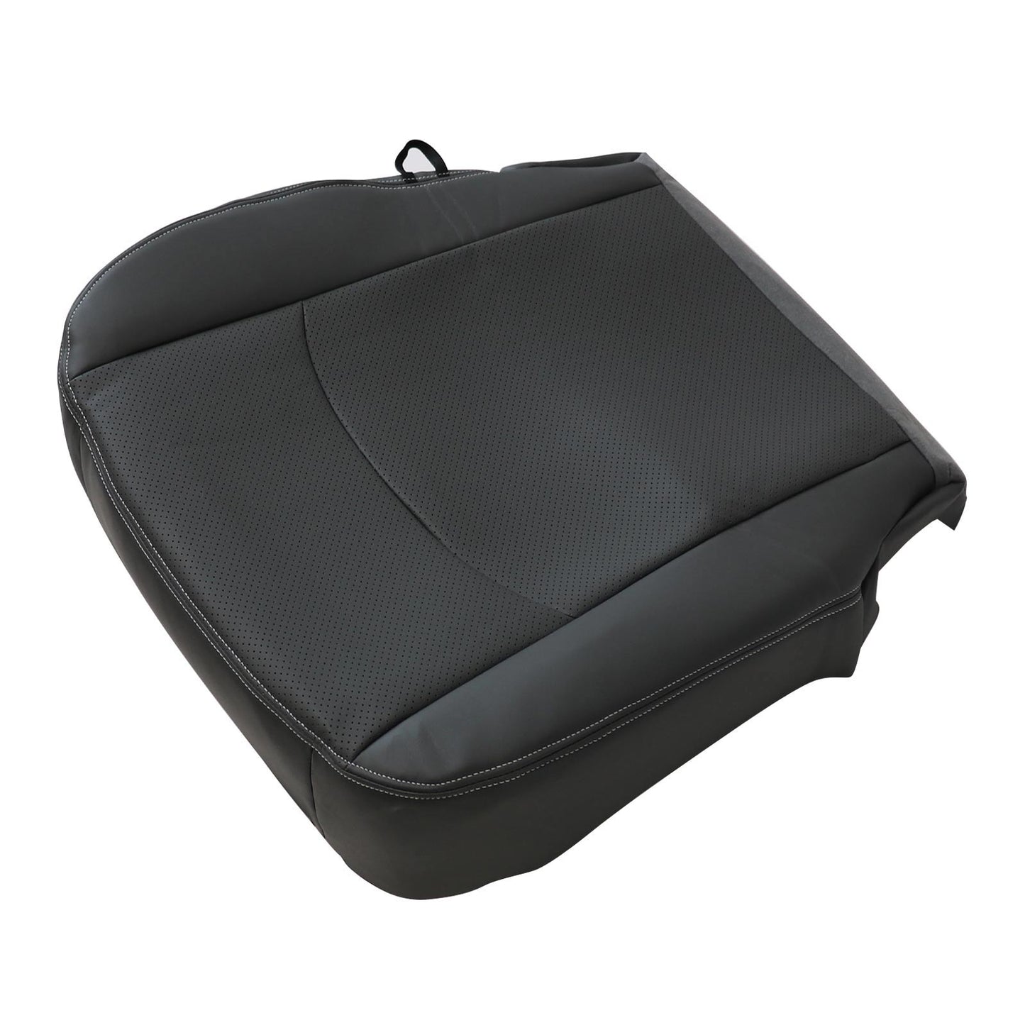 Replacement Driver Lower Seat Cover 2010-12 For Dodge Ram 2500 3500 Laramie Gray
