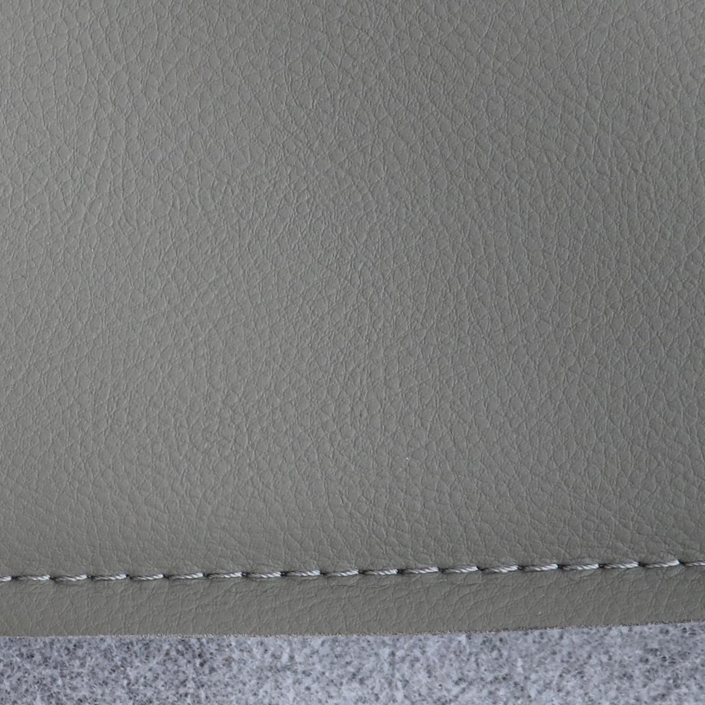 Fits 2002-2008 Ford E150 E250 E350 Van Leather Passenger Bottom Seat Cover Gray