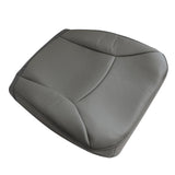 Fits 2002-2008 Ford E150 E250 E350 Van Leather Passenger Bottom Seat Cover Gray