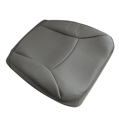Fits 2002-2008 Ford E150 E250 E350 Van Leather Passenger Bottom Seat Cover Gray