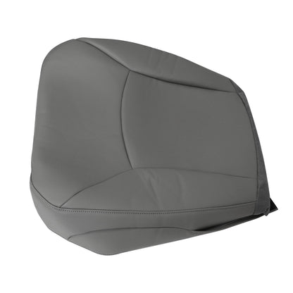 Fits 2002-2008 Ford E150 E250 E350 Van Leather Passenger Bottom Seat Cover Gray