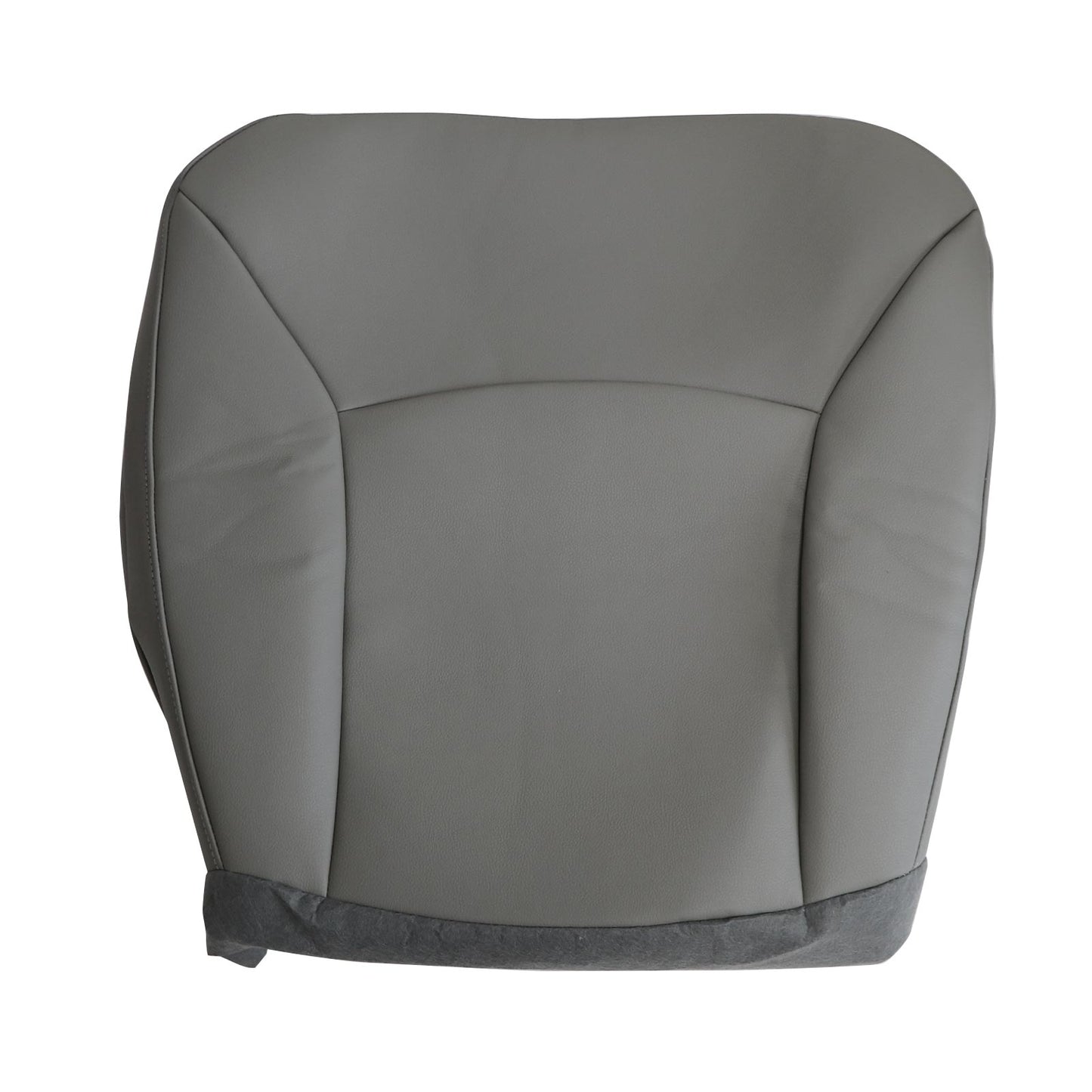 Fits 2002-2008 Ford E150 E250 E350 Van Leather Passenger Bottom Seat Cover Gray