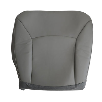 Fits 2002-2008 Ford E150 E250 E350 Van Leather Passenger Bottom Seat Cover Gray