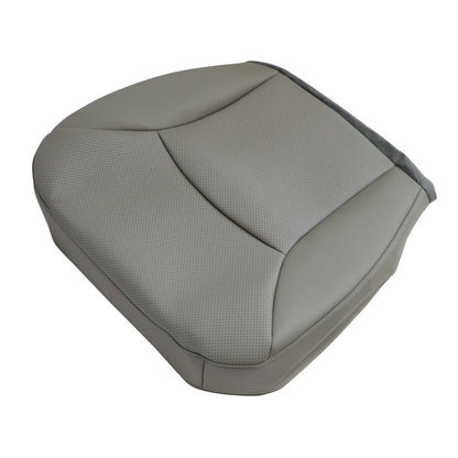 For 02-08 Ford E150 E250 E350 Van Passenger Bottom Perforated AC Seat Cover Gray