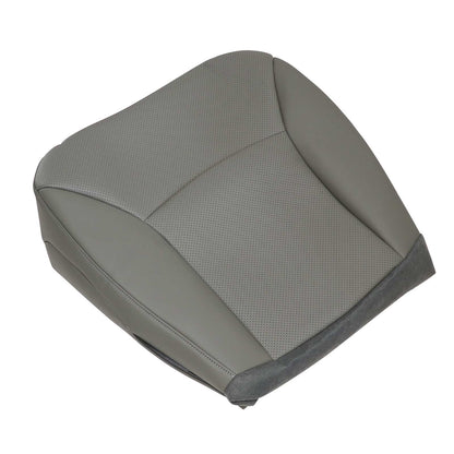 For 02-08 Ford E150 E250 E350 Van Passenger Bottom Perforated AC Seat Cover Gray