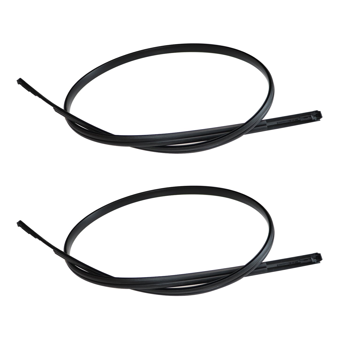 2pcs Roof Drip Moulding Left & Right Side Fit For Toyota 2007-11 Yaris Sedan
