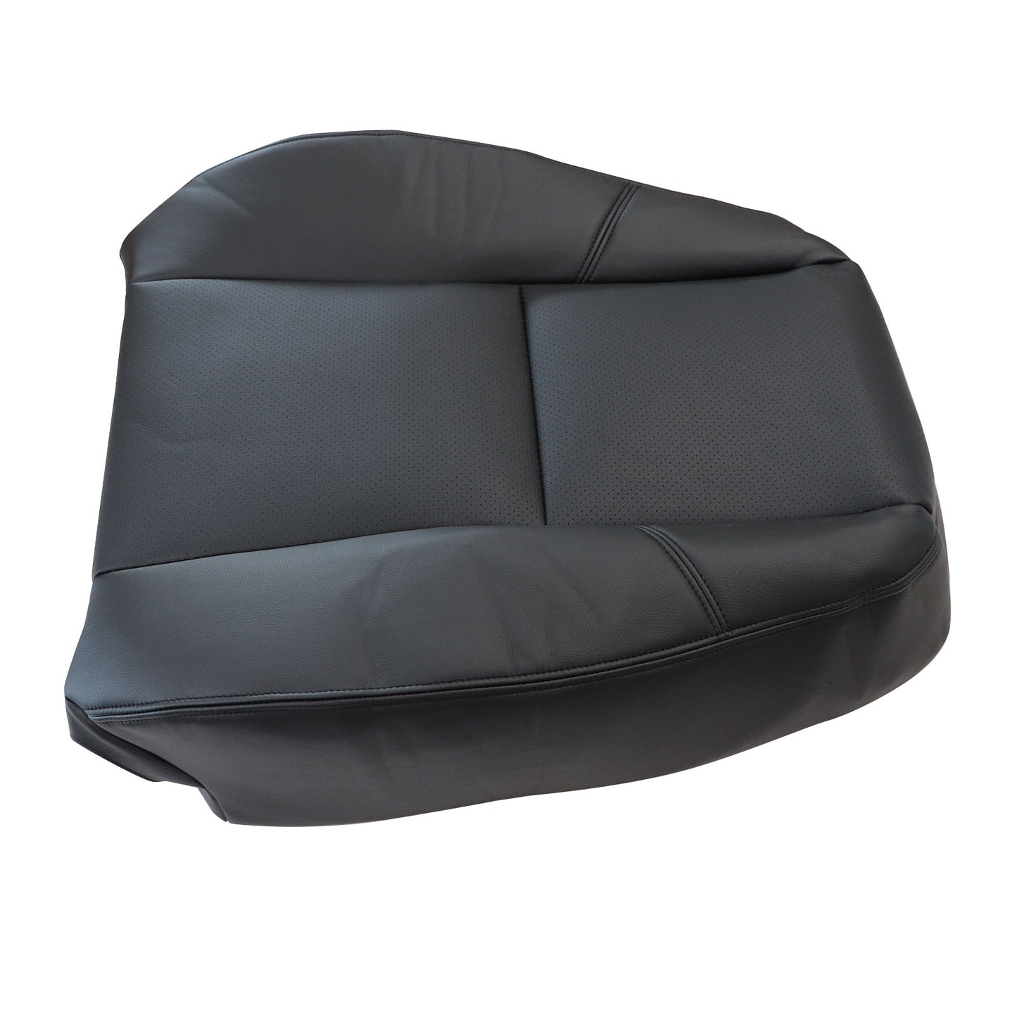 Fits 2007-2014 Cadillac Escalade Leather Seat Cover Black Driver Top Lean Back