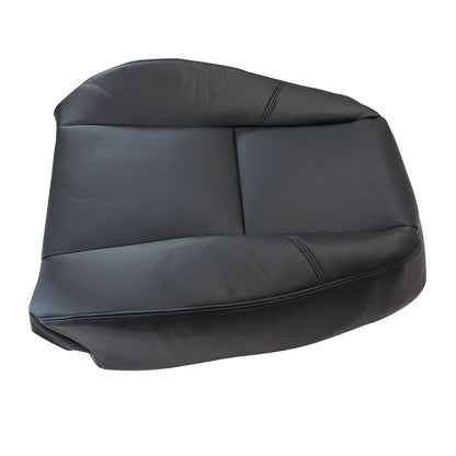 Fits 2007-2014 Cadillac Escalade Leather Seat Cover Black Driver Top Lean Back