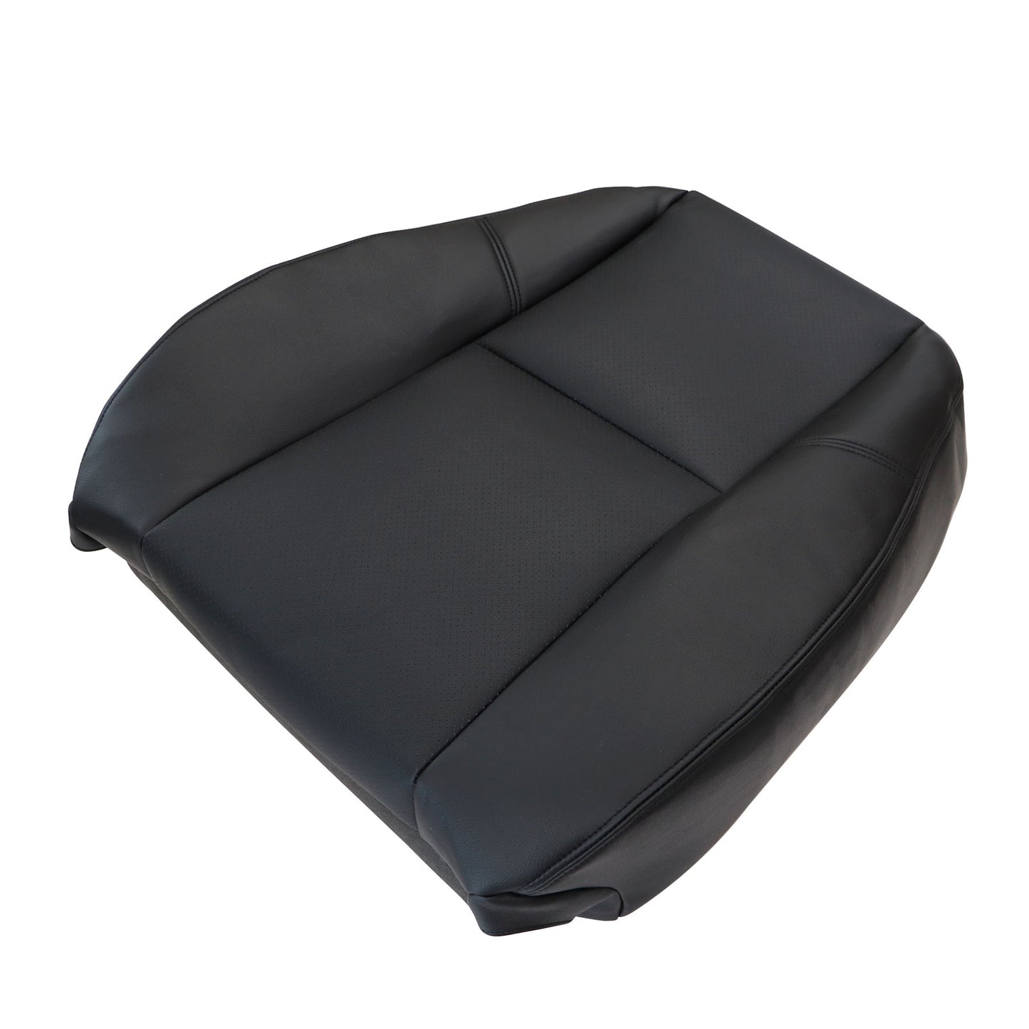 Fits 2007-2014 Cadillac Escalade Leather Seat Cover Black Driver Top Lean Back