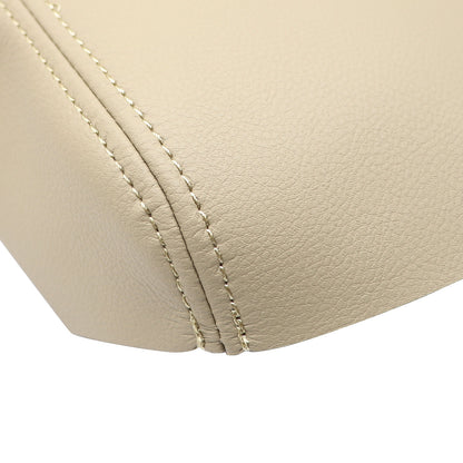 Leather Console Lid Armrest Cover Beige Parchment For Acura MDX 2007-2012 2013