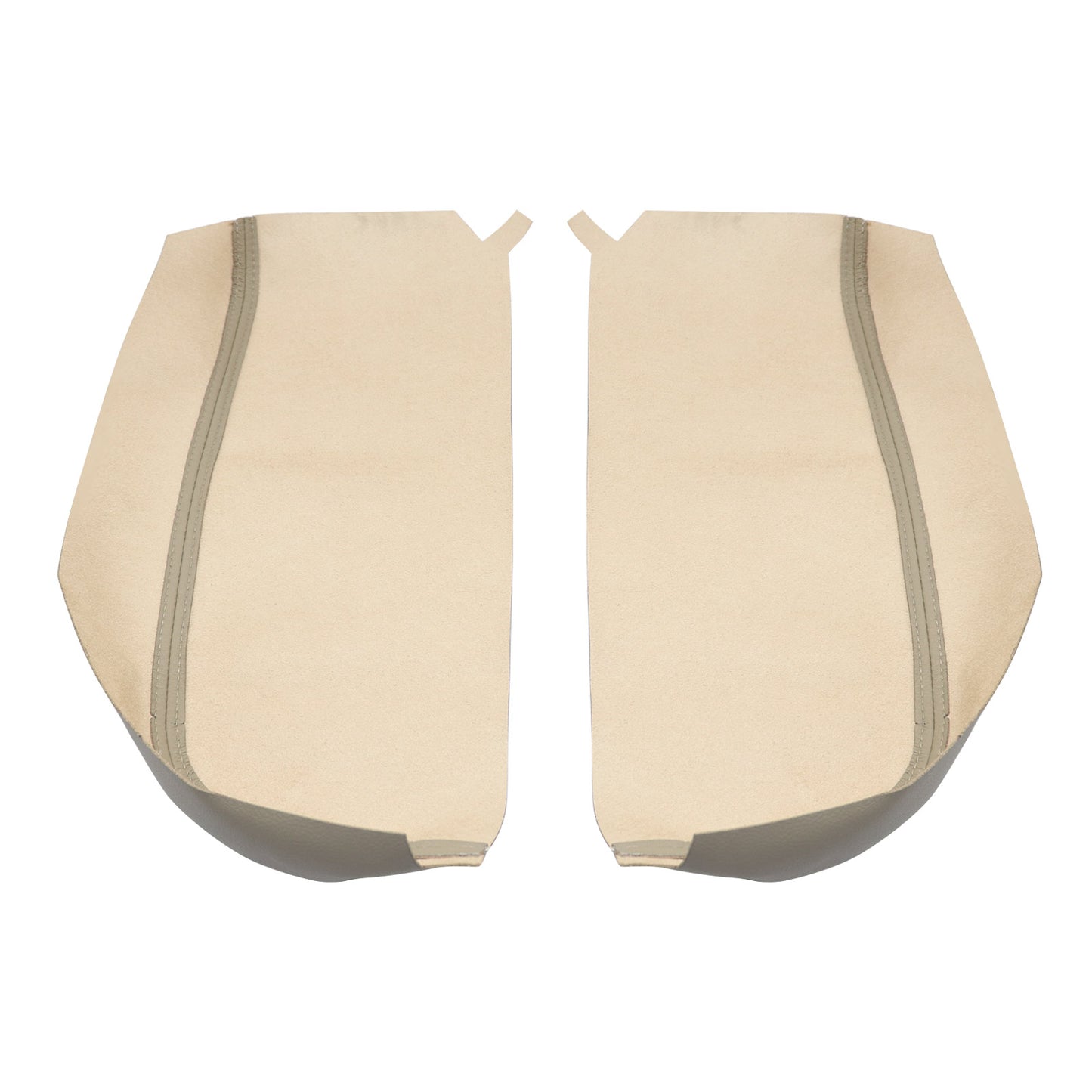 Leather Console Lid Armrest Cover Beige Parchment For Acura MDX 2007-2012 2013