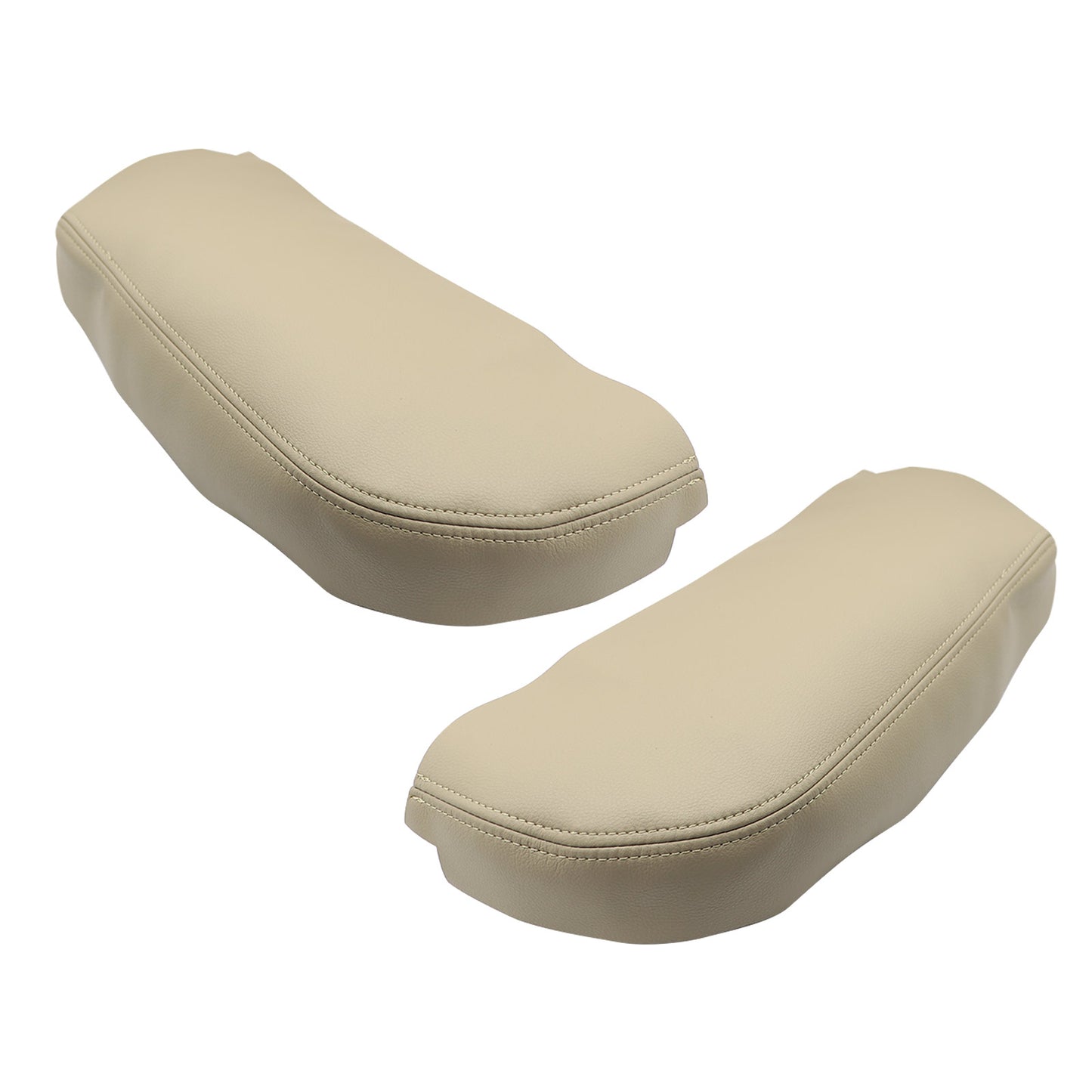 Leather Console Lid Armrest Cover Beige Parchment For Acura MDX 2007-2012 2013