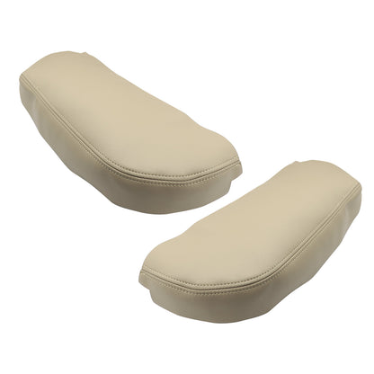 Leather Console Lid Armrest Cover Beige Parchment For Acura MDX 2007-2012 2013