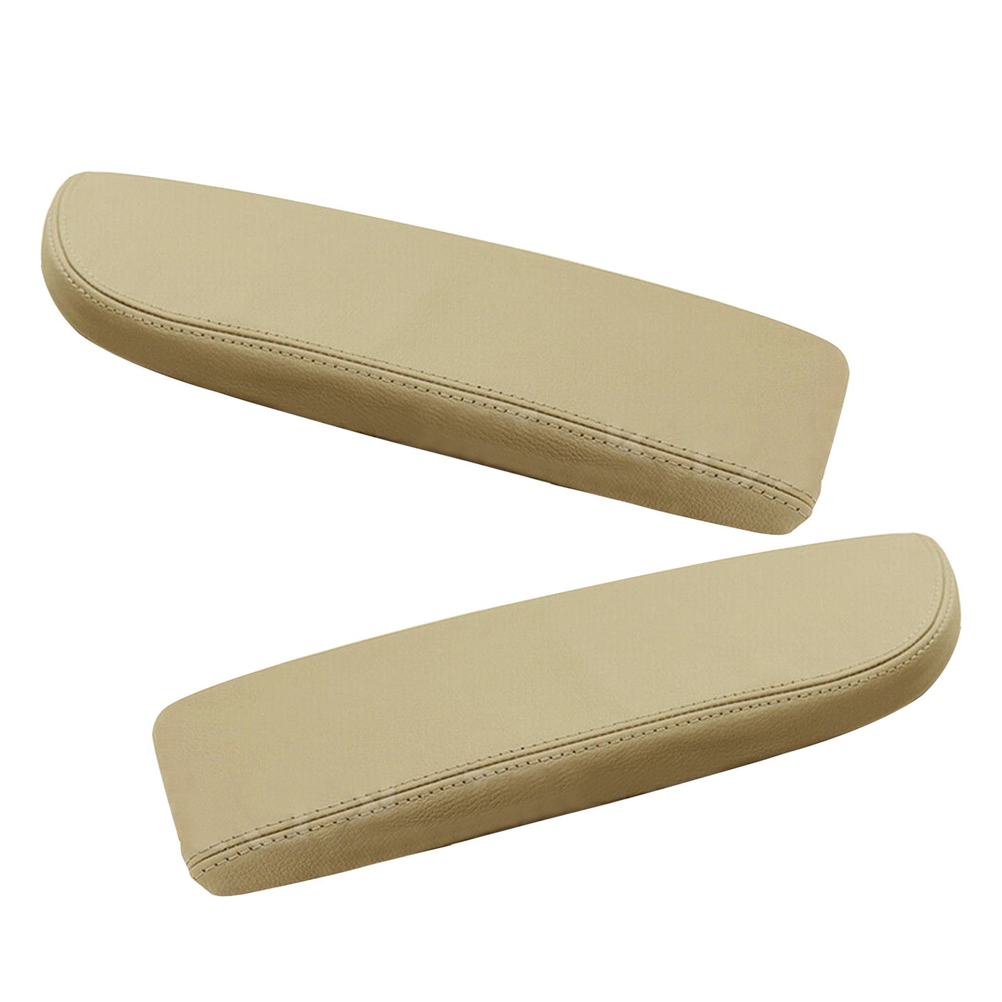 Leather Console Lid Armrest Cover Beige Parchment For Acura MDX 2007-2012 2013